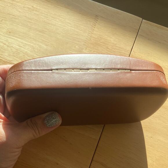 Longchamp Light Brown Eyeglass Case - Picture 4 of 8